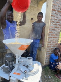 Solar mill Malawi